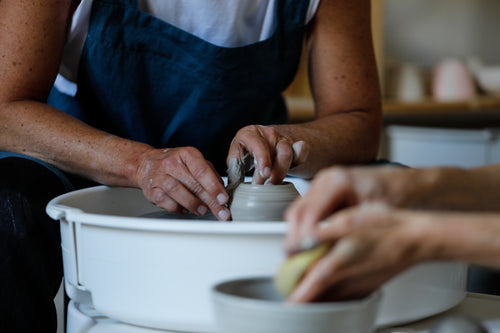 Stage de poterie Tournage